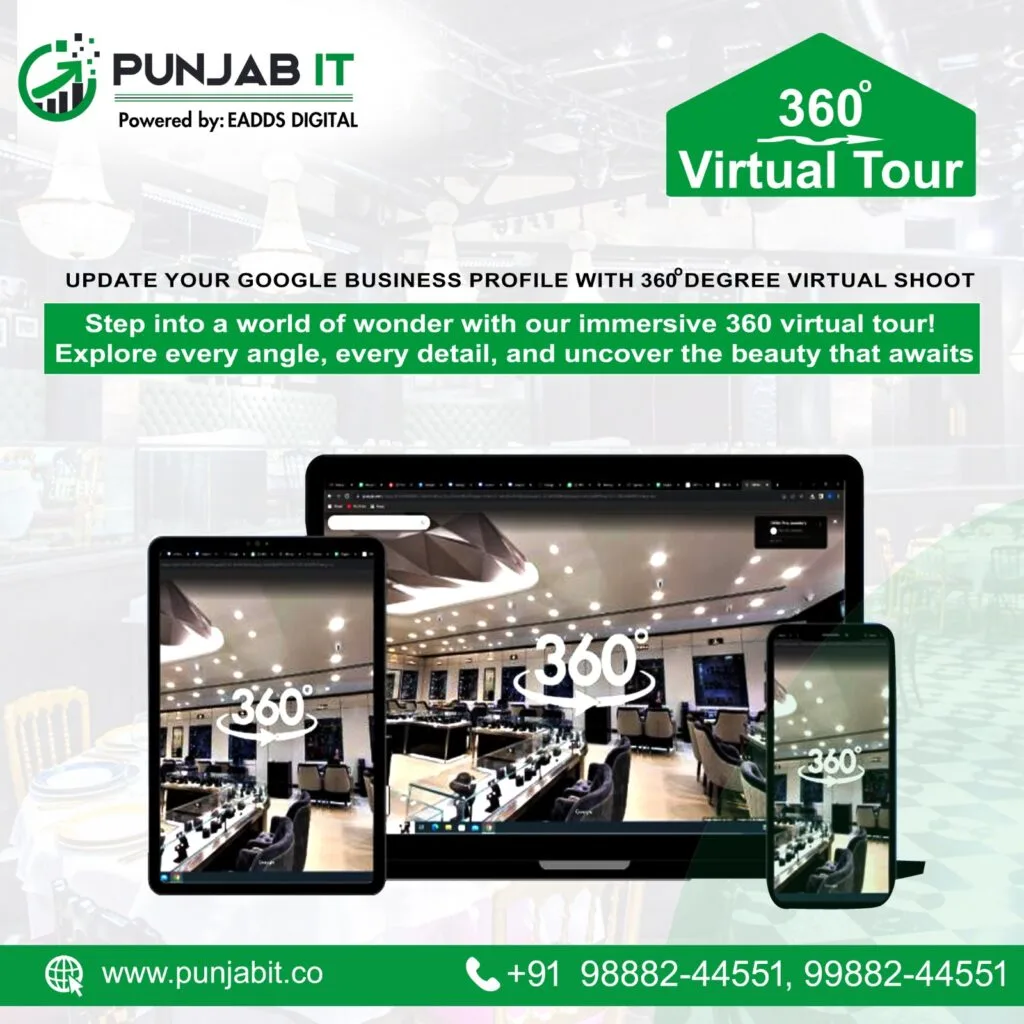 Google Map, 360 Virtual Tour, Google 360 Street View Trusted Agency, ludhiana, punjab