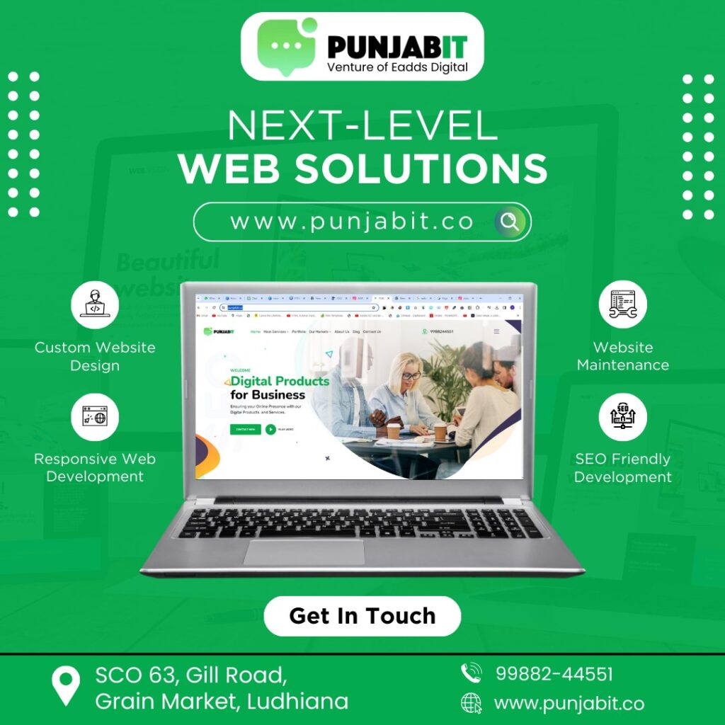 Website Development, Website Designers, Web Designing, Ludhiana, Punjab